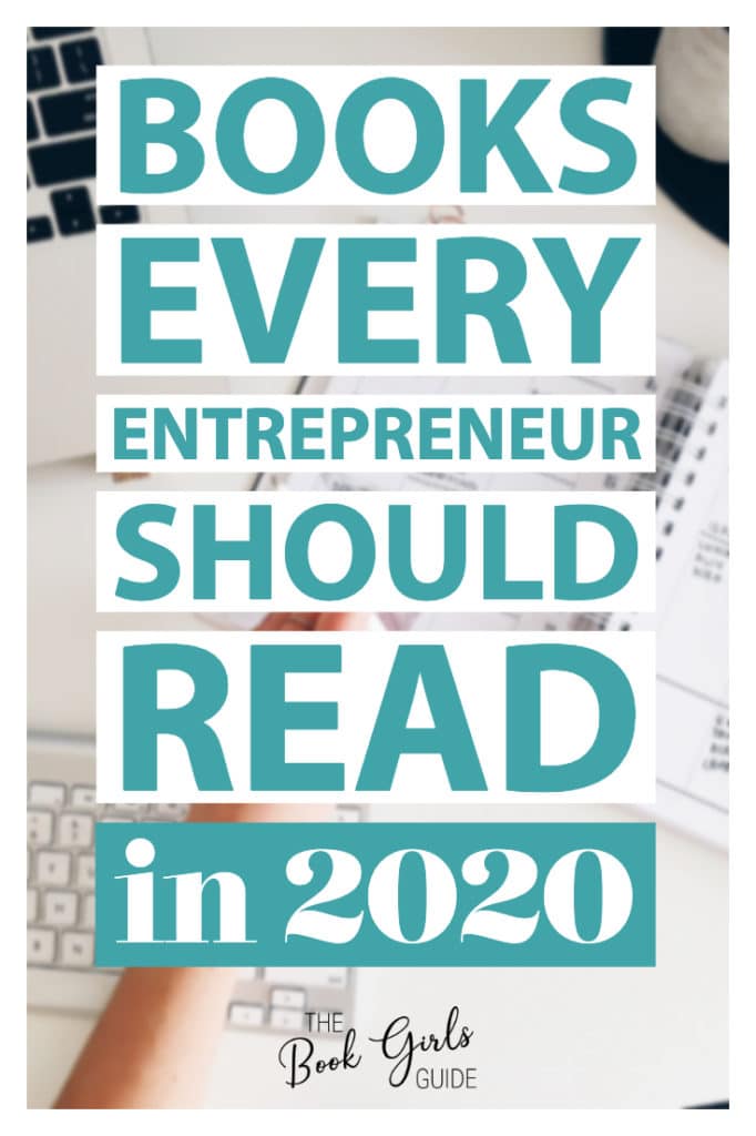 Books every entrepreneur should read in 2020 (Text over image of white desktop)