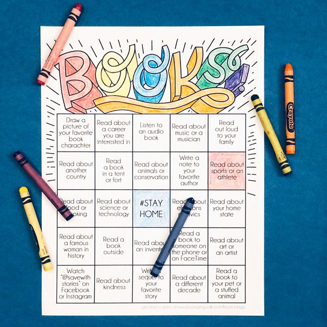 Kids’ Book Bingo