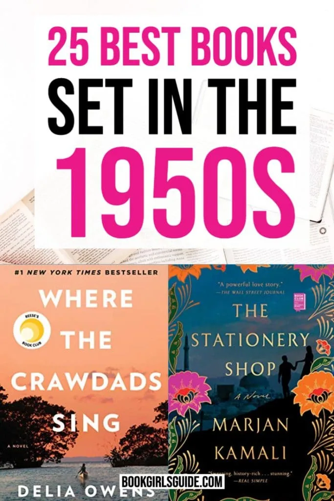 25 Books Set in the 1950s - Covers of Stationary Shop & Where the Crawdads Sing