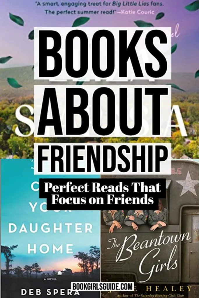 Books About Friendship (Text over book covers)