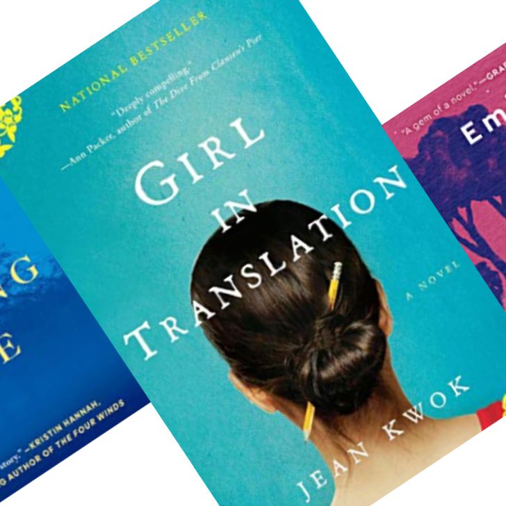 Slanted Blue, Teal and Pink book covers