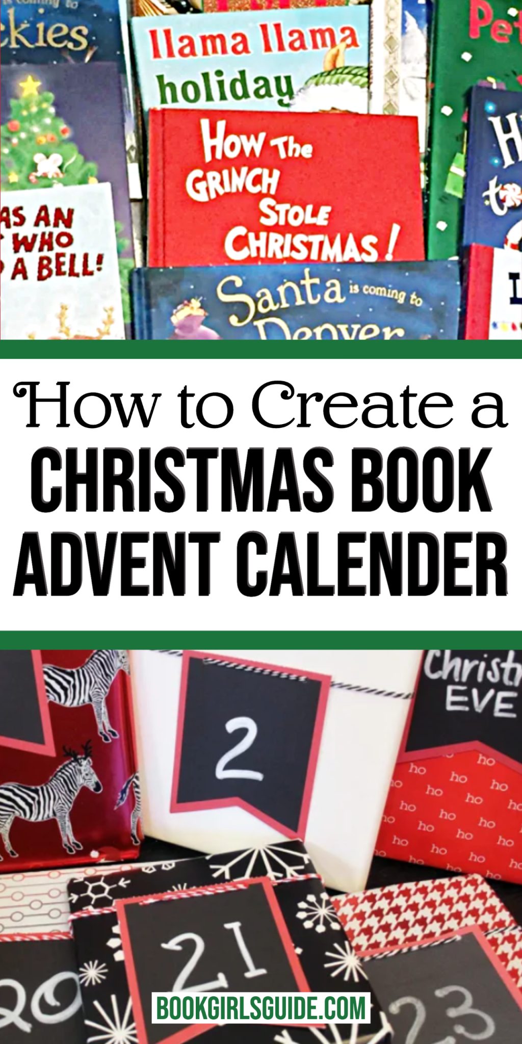 How to Create a Christmas Book Advent Calendar