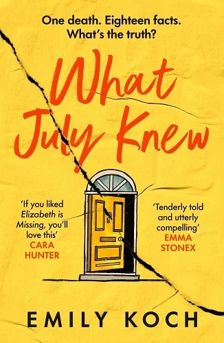 What July Knew yellow book cover with door