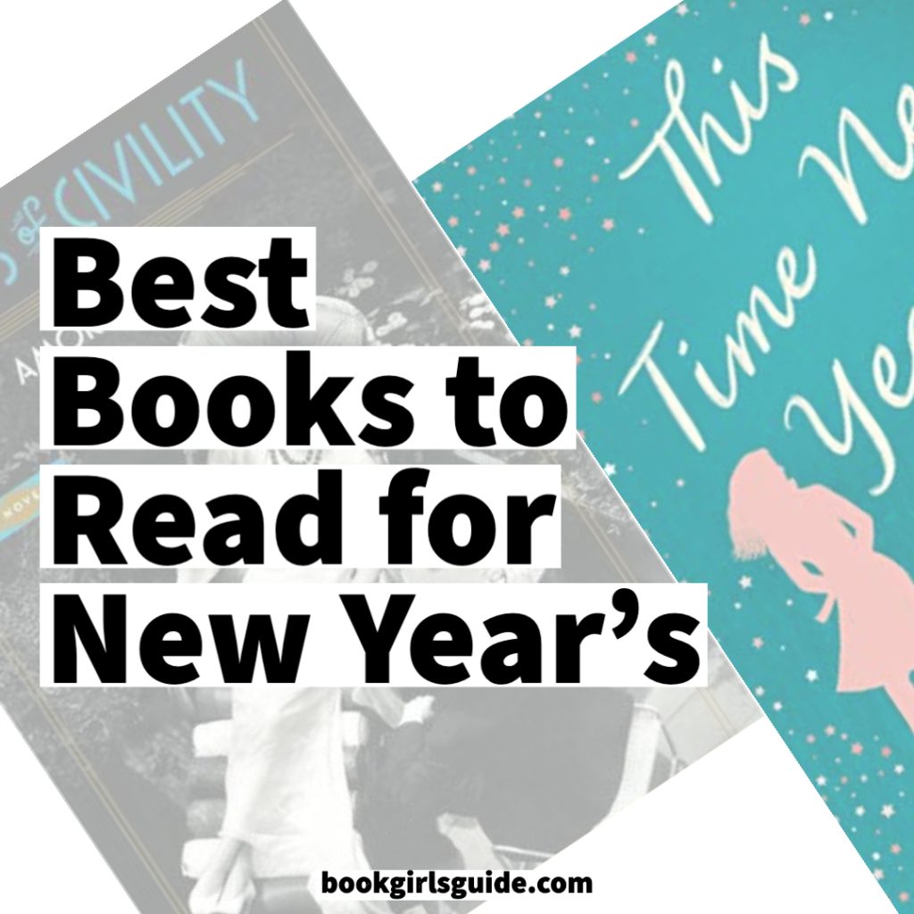 Two book covers with text overlay reading Best Books to Read for New Year's