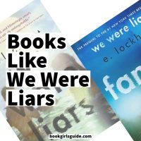Two Titled Book Covers with Text Overlay Books Like We Were Liars