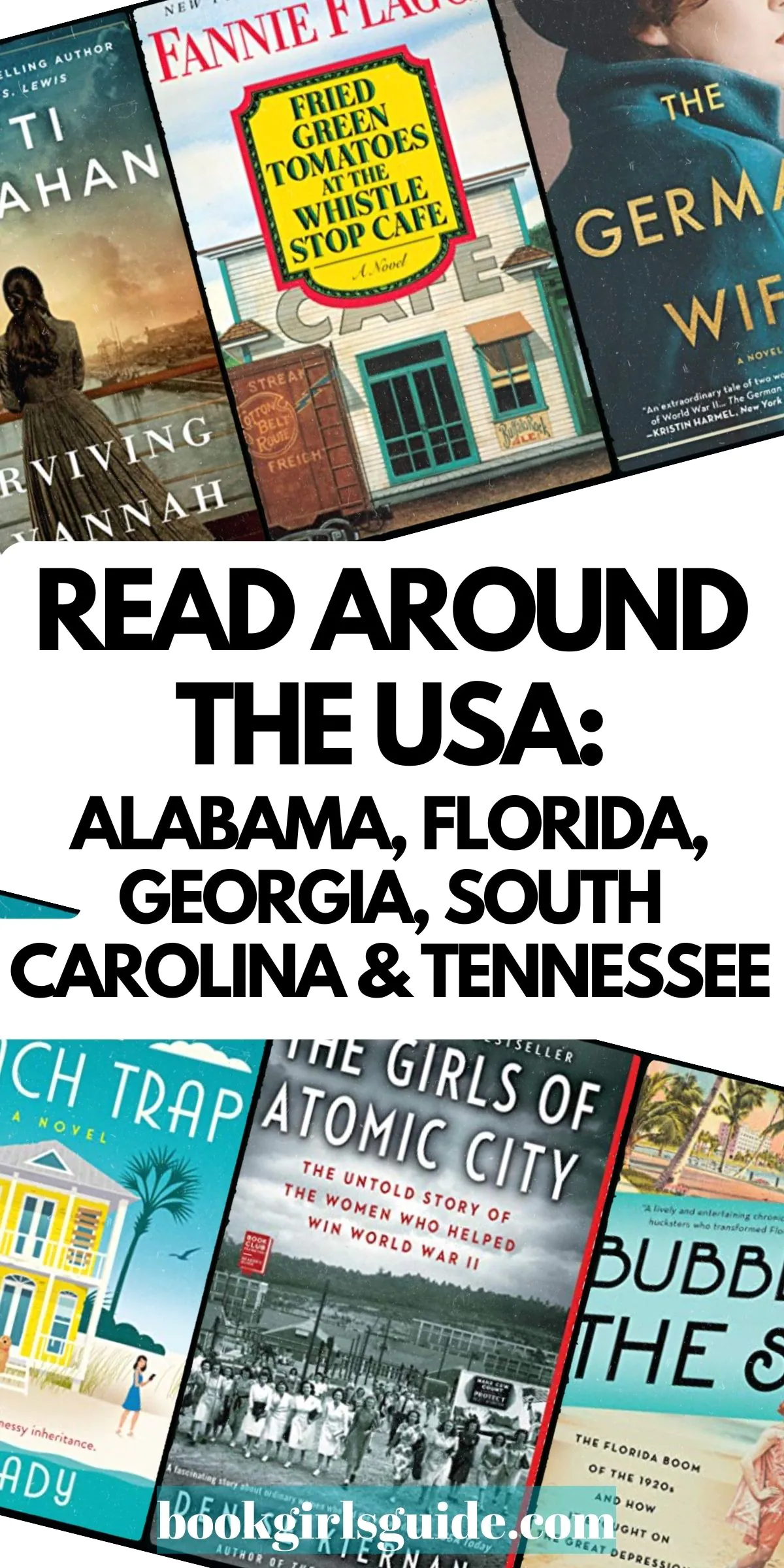 Books Set in Alabama, Florida, South Carolina, and Tennessee
