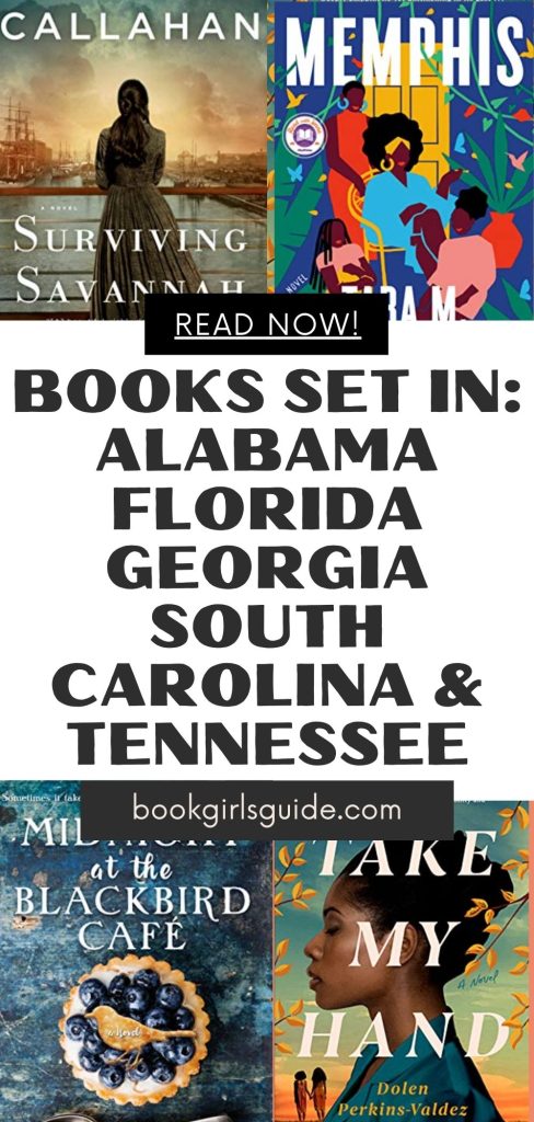 More than 30 of the best books set in the southeastern US states of Alabama, Georgia, Florida, South Carolina, and Tennessee.