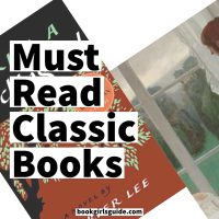 Two angled book covers with text Must Read Classic Books
