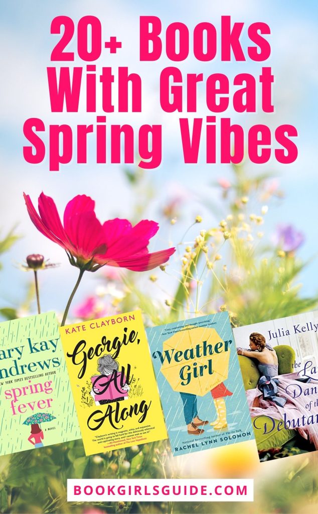 Books with Spring Vibes! Add these springtime reading recommendations to your TBR list. From gardens and weddings to books about new beginnings, this fiction list has the best books to read in spring.