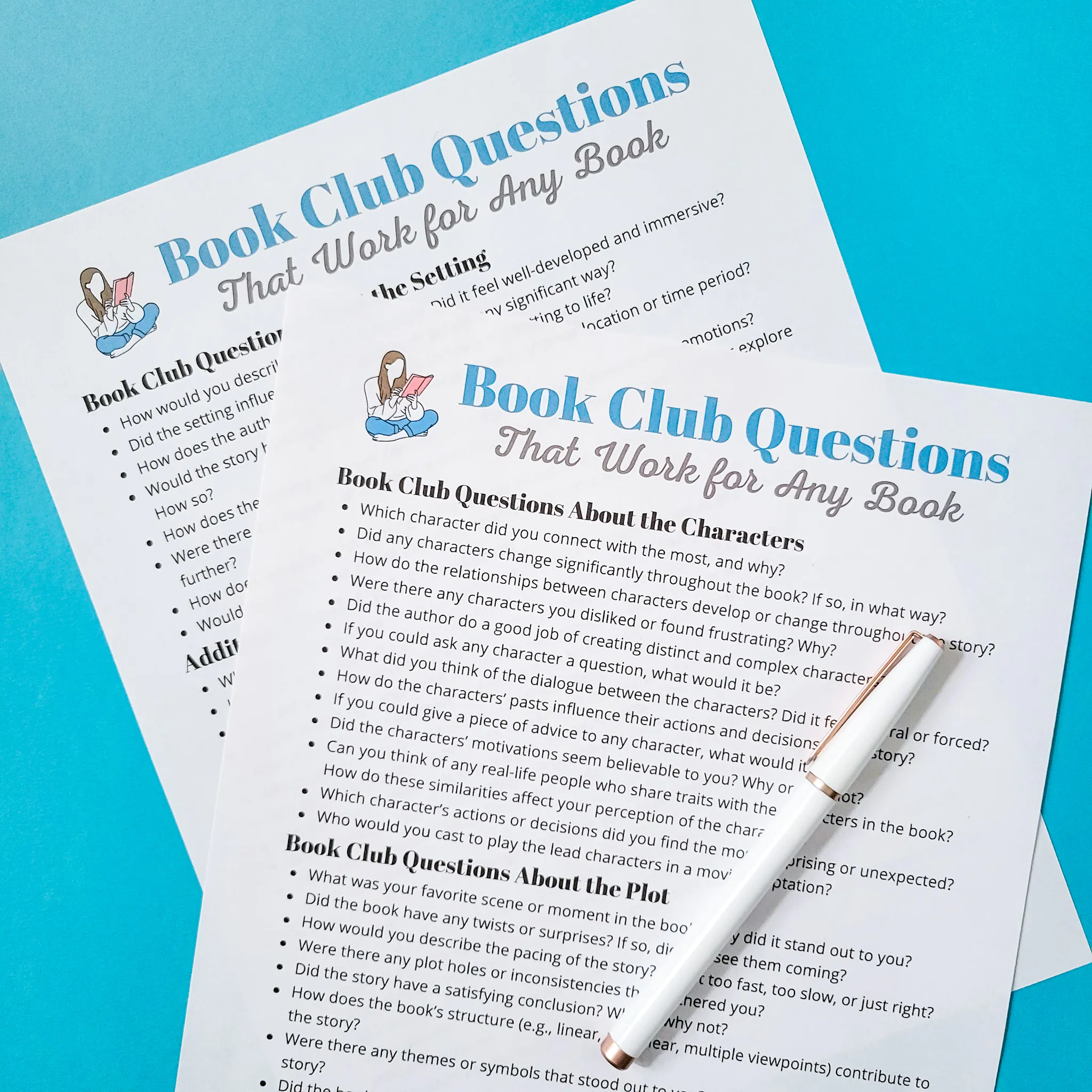 Universal Book Club Questions Image 