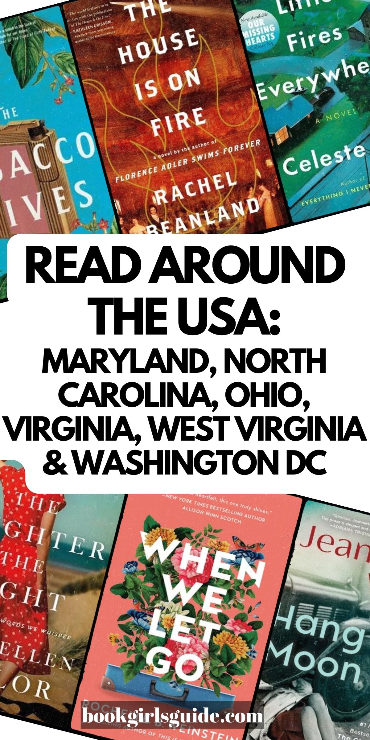 Books Set in Maryland, North Carolina, Ohio, Virginia, West Virginia