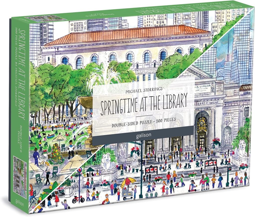 Exterior of NYC Library Puzzle
