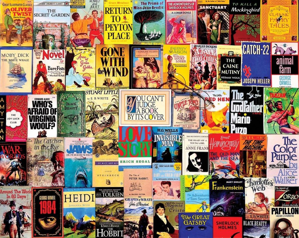 Vintage Best Seller Book Cover Jigsaw Puzzle