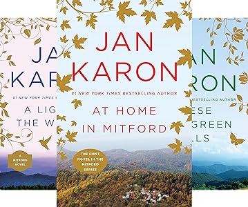 three Jan Karon book covers.