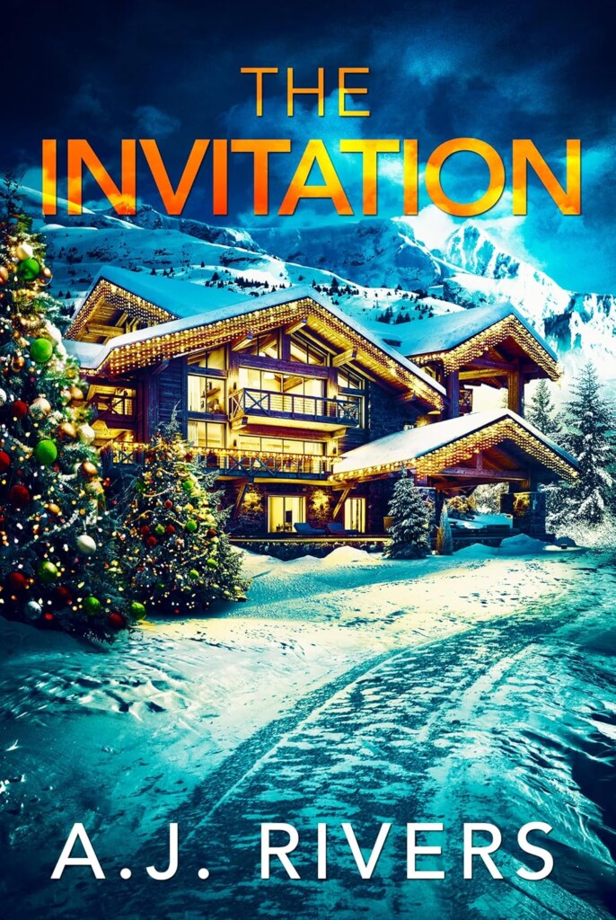 The Invitation book cover with snowy cabin