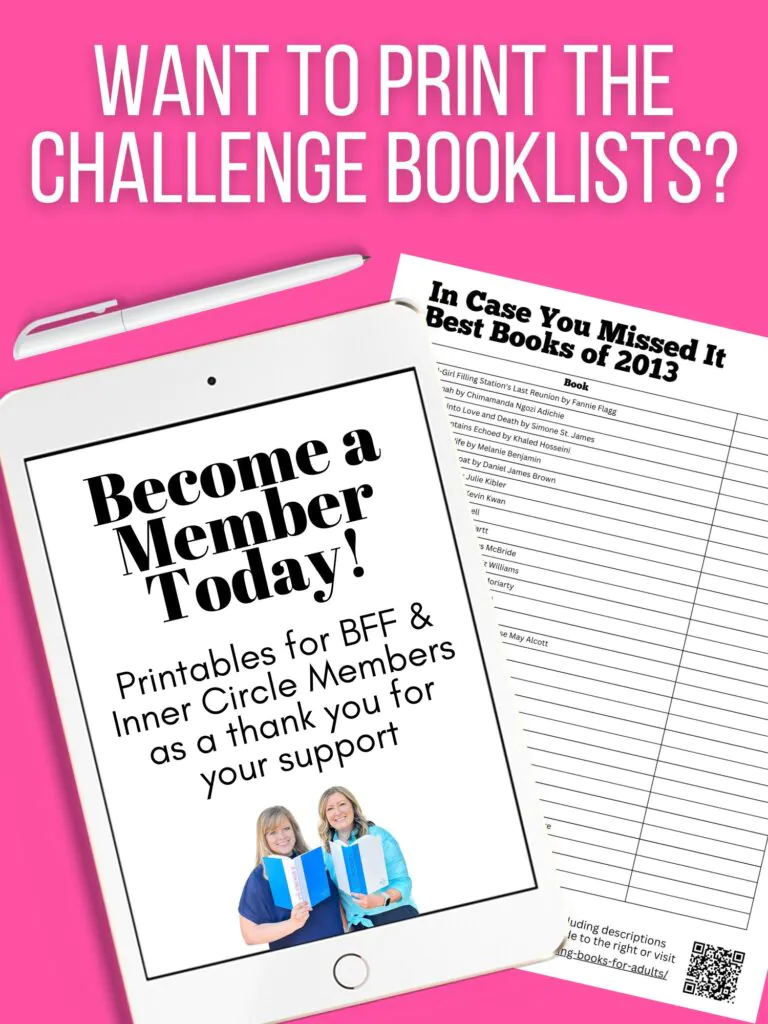 Promotional image for membership to this site and printable versions of our challenge booklists