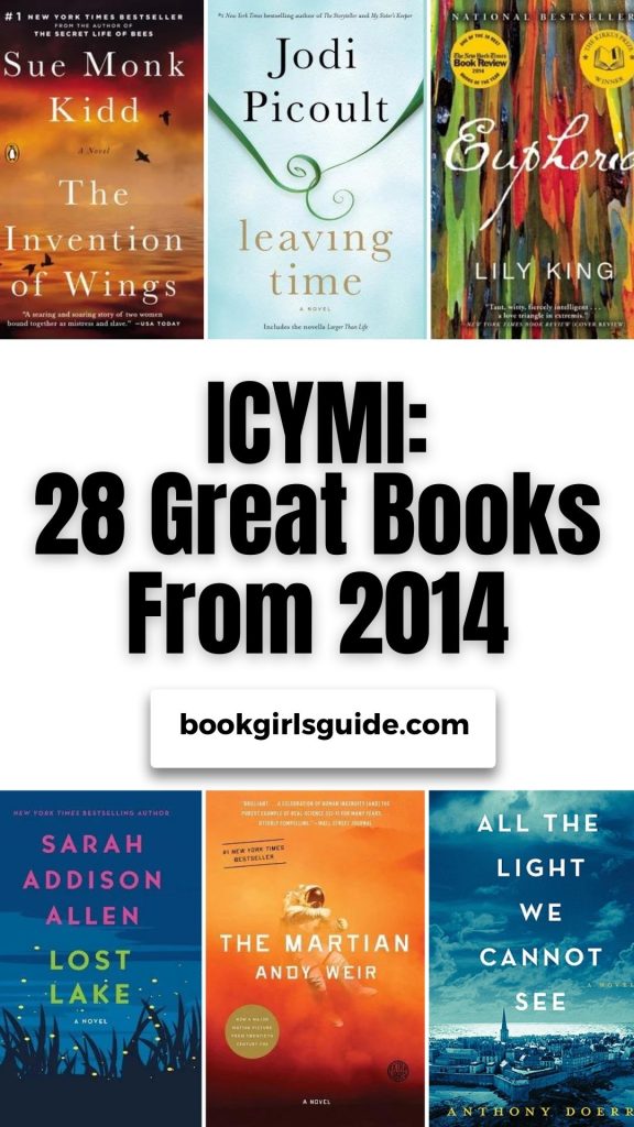Graphic reading: ICYMI: 28 Great Books From 2014