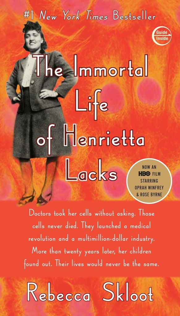 Immortal Life of Henrietta Lacks book cover