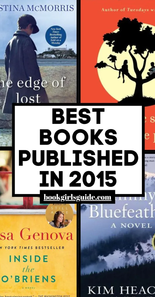 four book covers with text overlay that reads Best Books Published in 2015