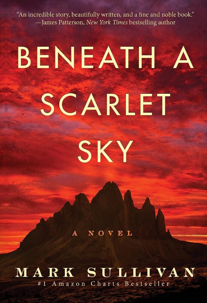 Beneath a Scarlet Sky book cover