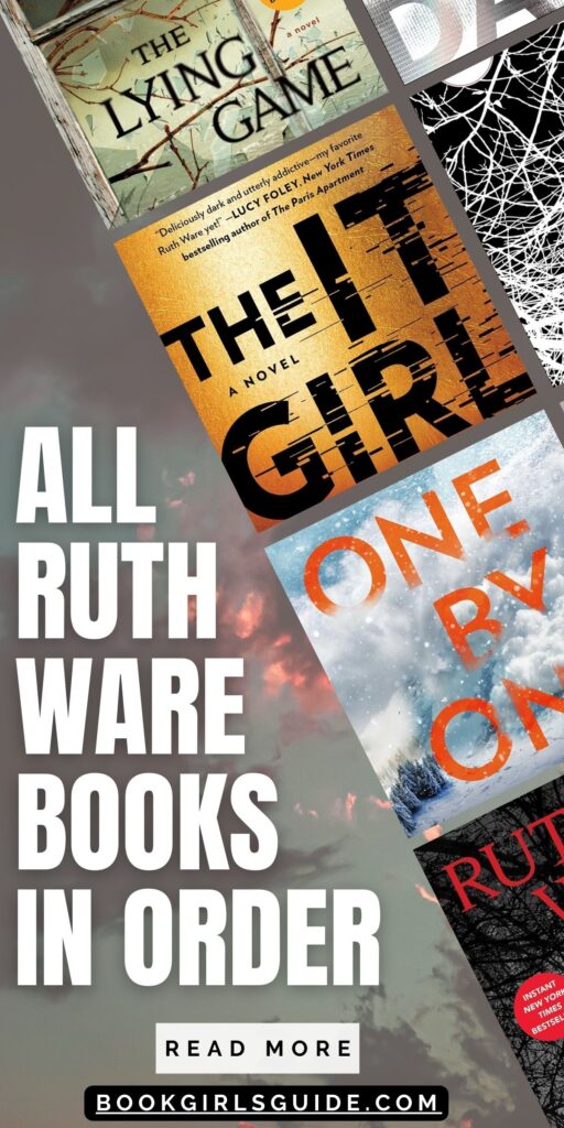 Promotion Image for this post reading All Ruth Ware Books in Order