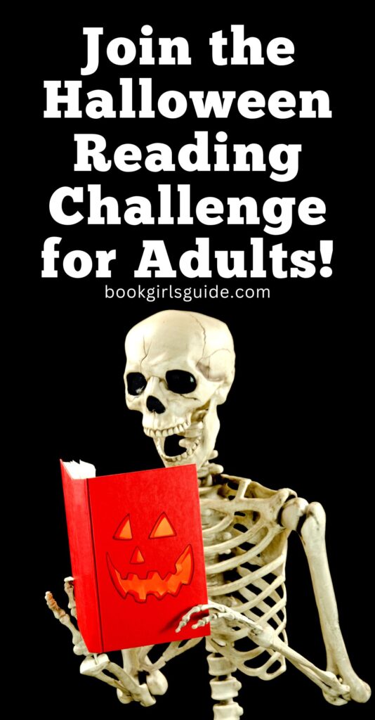 Promo image for this post with skeleton reading a book