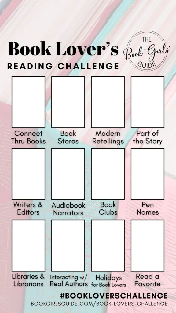 Book Voyage 2025 Reading Challenge Social Sharing Template with space to add book covers for each of the reading prompts