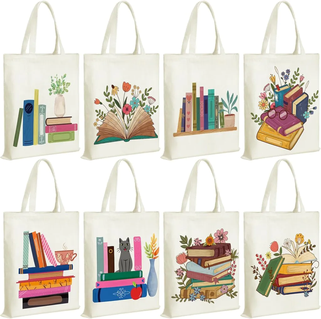 Book Lovers Tote Bags book cover