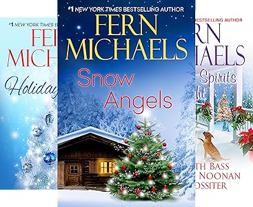 Three book covers from the Christmas in Colorado book series 