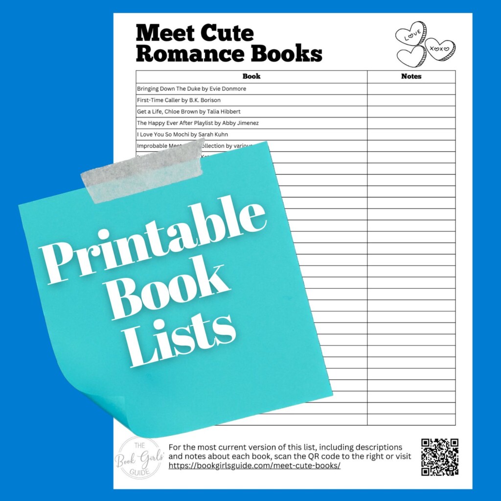 Meet Cute Romance Book Printable List for Inner Circle Members