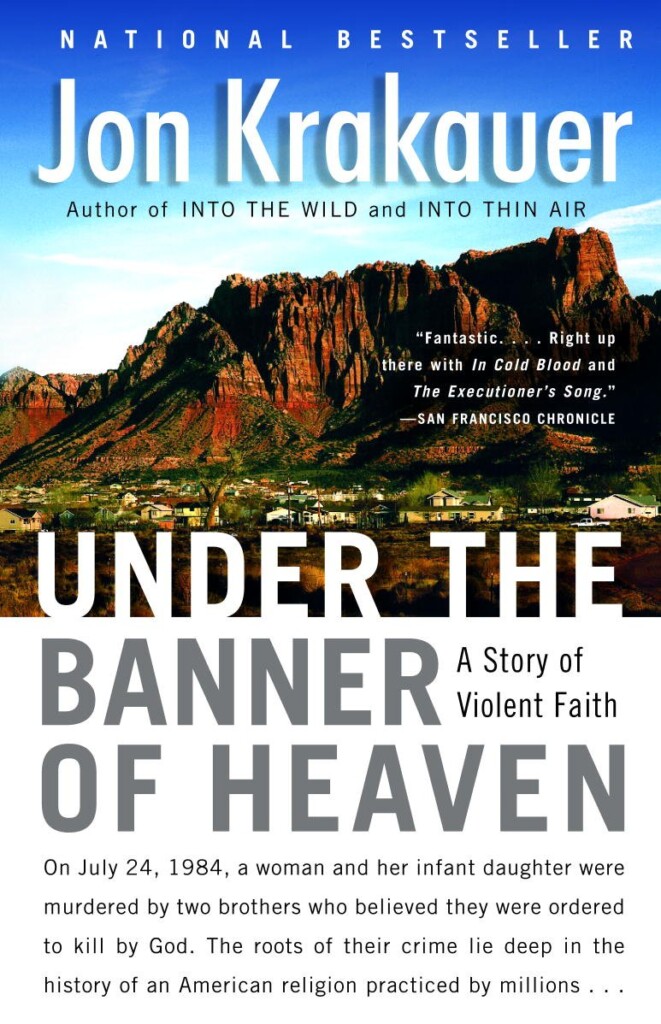 Under the Banner of Heaven book cover