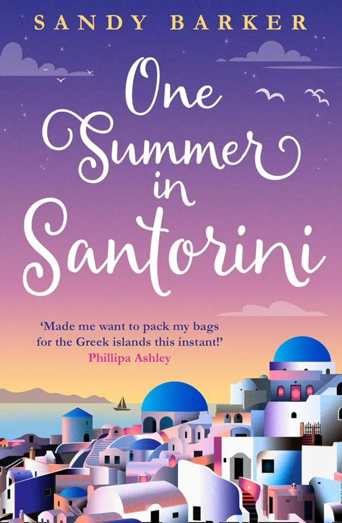 One Summer in Santorini book cover