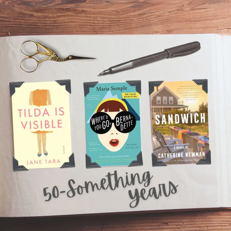 Scrapbook with 3 book covers