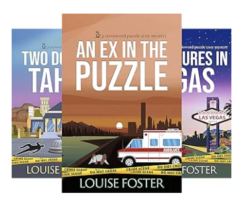 Crossword Puzzle Cozy Mystery Series book cover