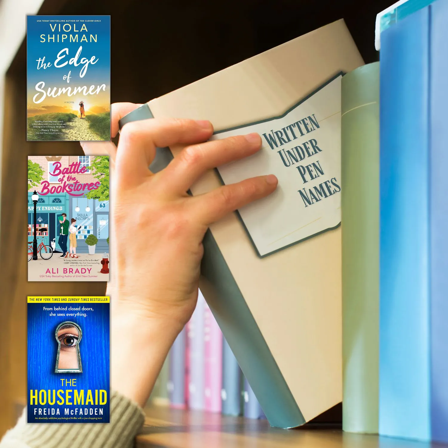 26 Novel Authors Writing Under Pen Names