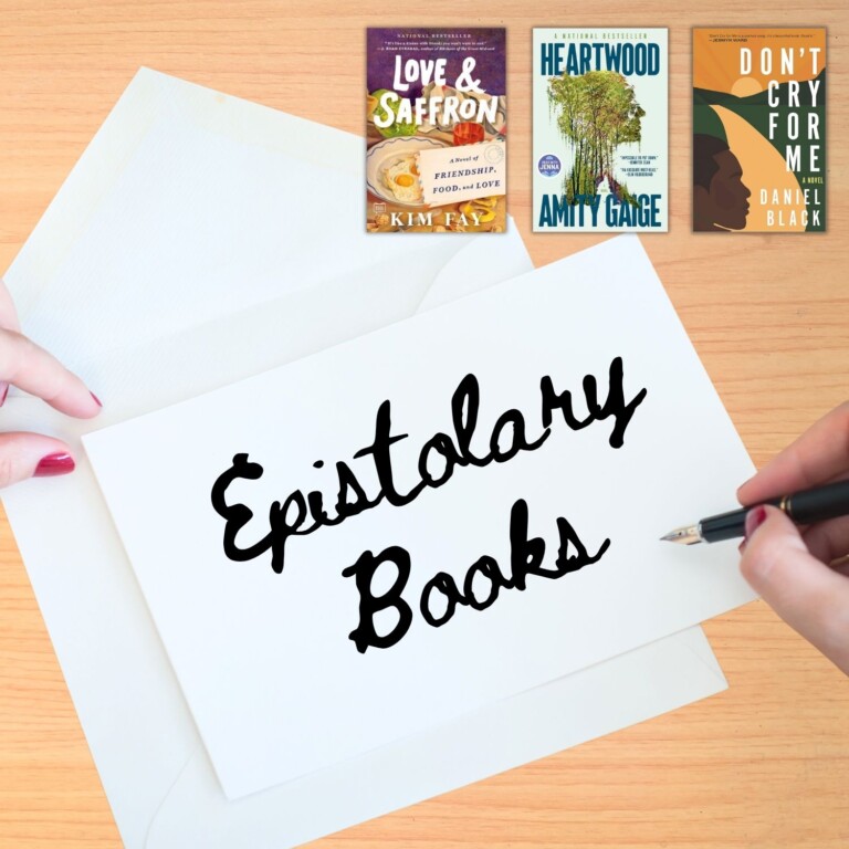 Envelope and notecard reading Epistolary Books