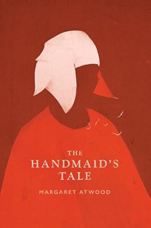 Red book cover of The Handmaid's Tale