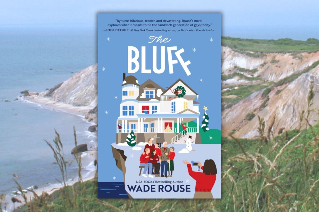 Cover of The Bluff by Wade Rouse on photo of a Bluff