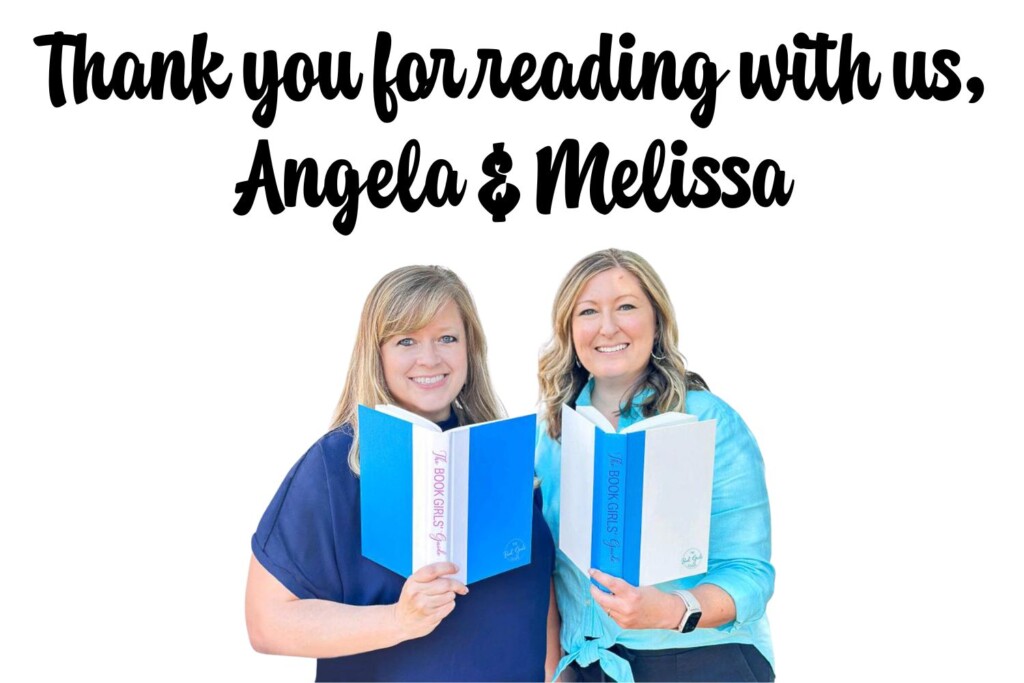 Graphic with photo of Angela & Melissa
