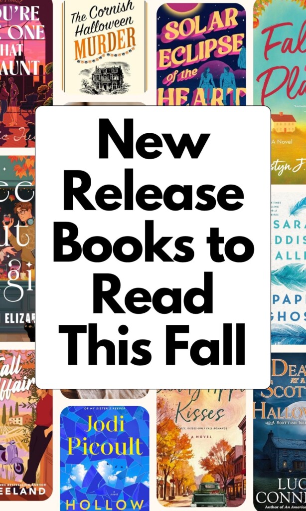 Image promoting this post that includes new releases for fall reading
