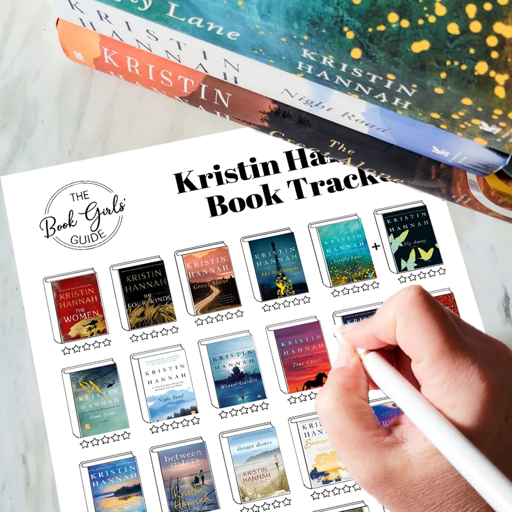 Photo of printable Kristin Hannah book list