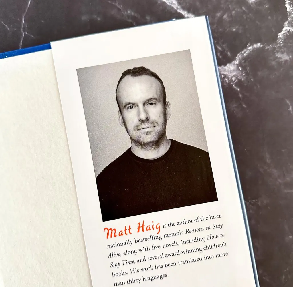 Matt Haig photo from book jacket