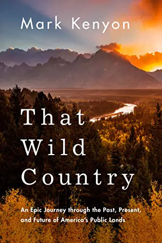 That Wild Country book cover with mountains and sunset