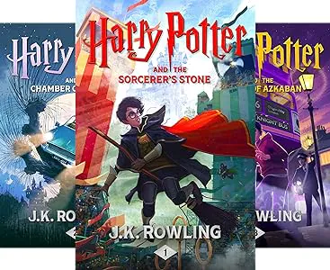3 Harry Potter Book Covers