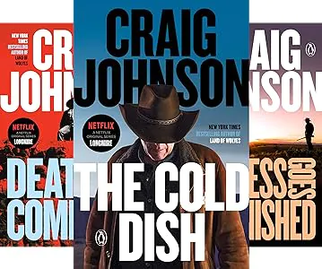 3 book covers from Longmire series.