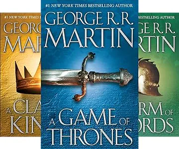 Song of Ice and Fire book covers.