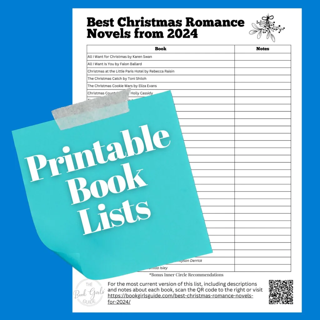 Single page printable of this list with teal post it note 