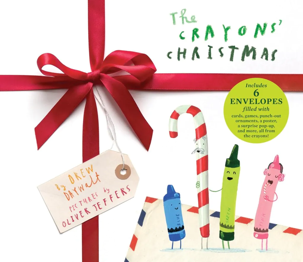 Crayons' Christmas book cover