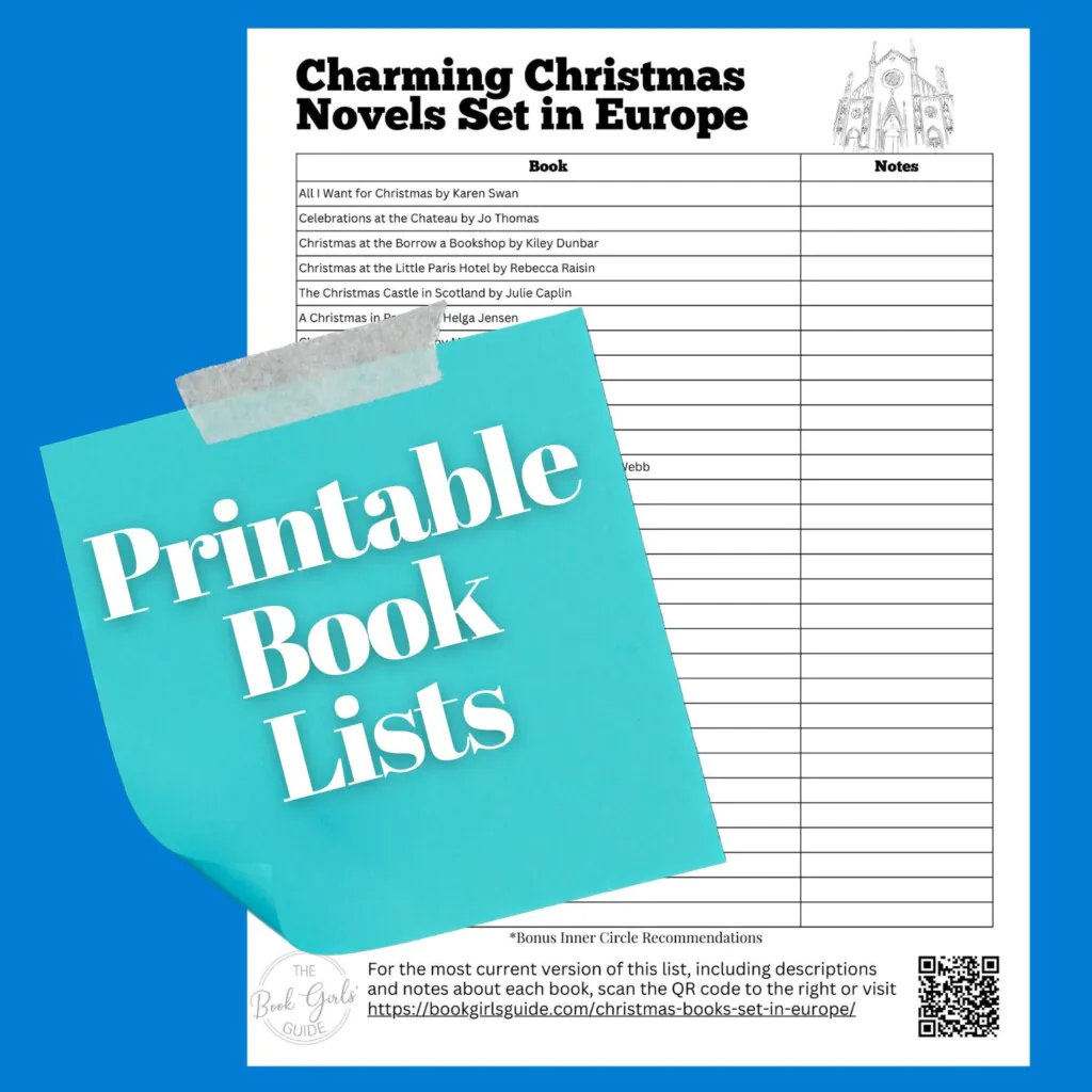 Single page printable of this list with teal post it note 