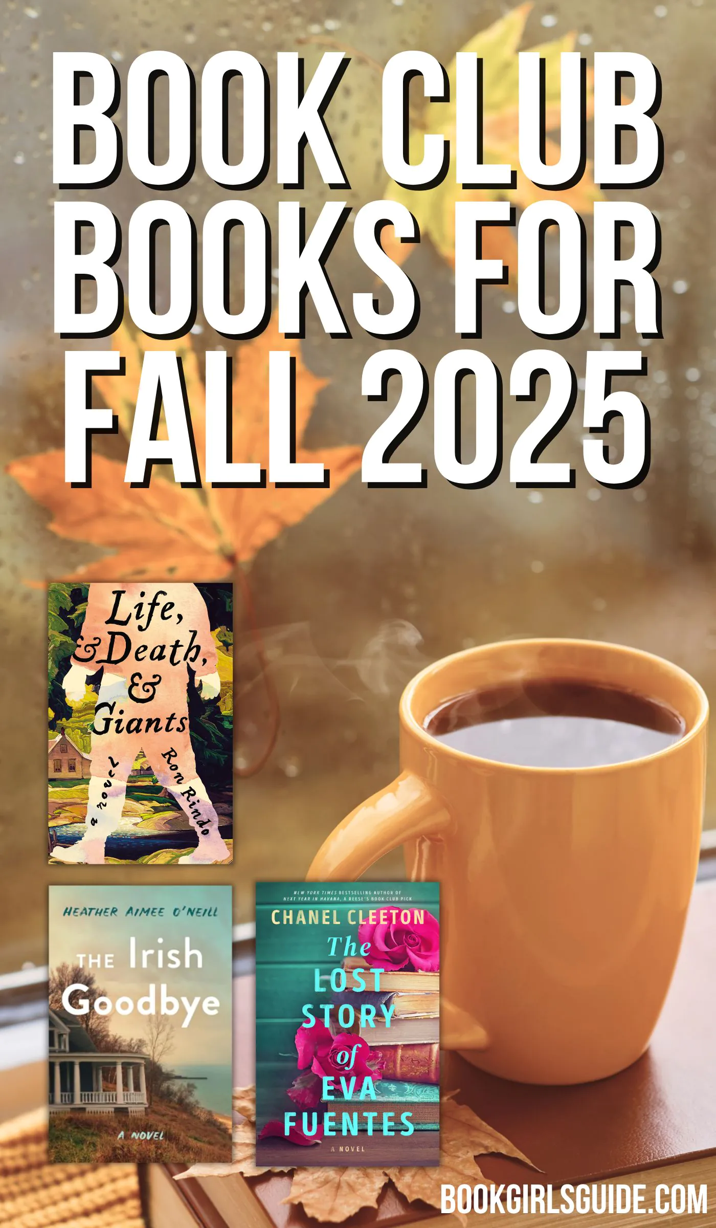 Three Books Next to in fall window